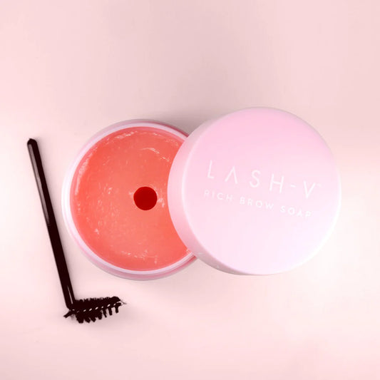 lash v rich brow soap